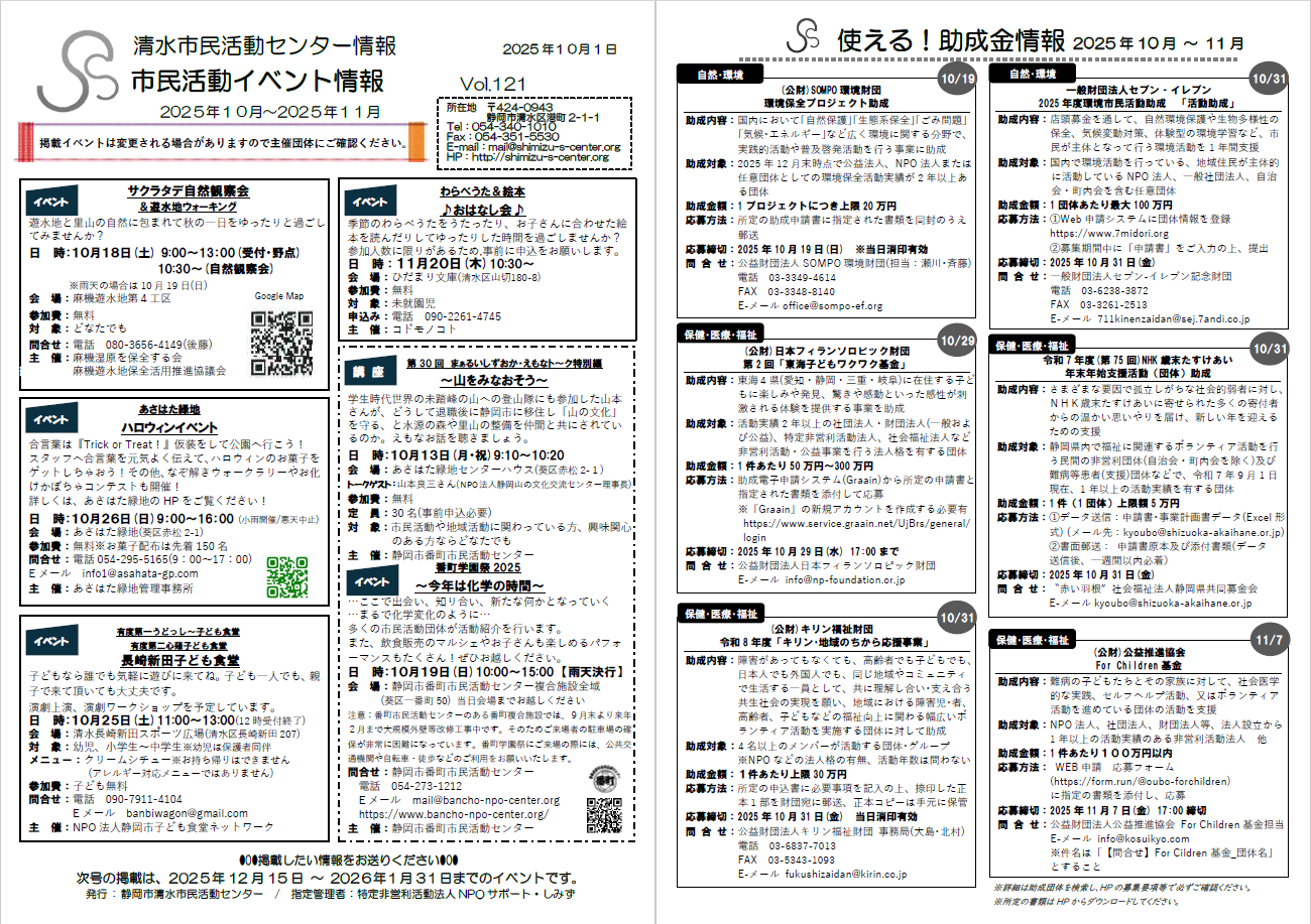 センター情報121